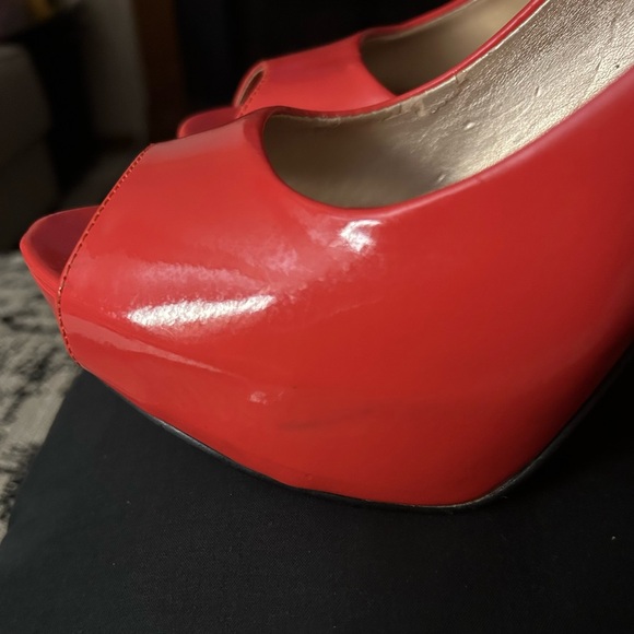 Rose Color High Heel Platform Stiletto - Picture 7 of 7